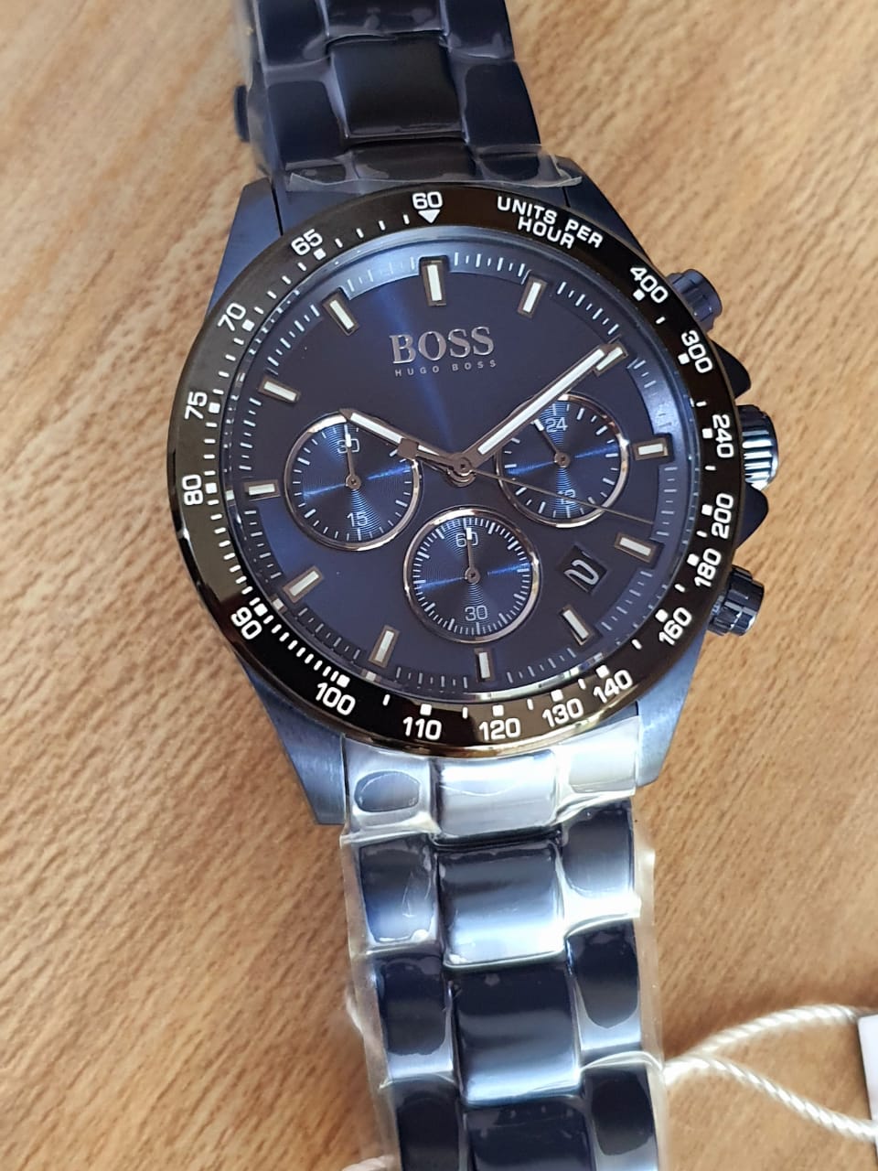 Hugo Boss Hero Sport Lux Blue Dial Blue Steel Strap Watch for Men - 1513758 Watches Hugo Boss   