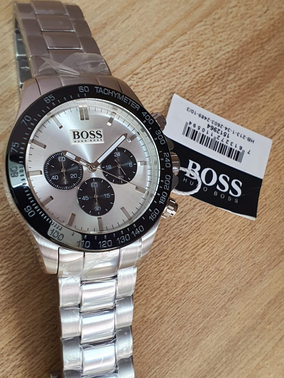 Hugo Boss Ikon White Dial Silver Steel Strap Watch for Men - 1512964 Watches Hugo Boss   