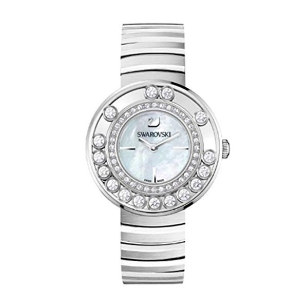 Swarovski Lovely Crystal Mother of Pearl Dial Silver Steel Strap Watch for Women - 1160307 Watches Swarovski   