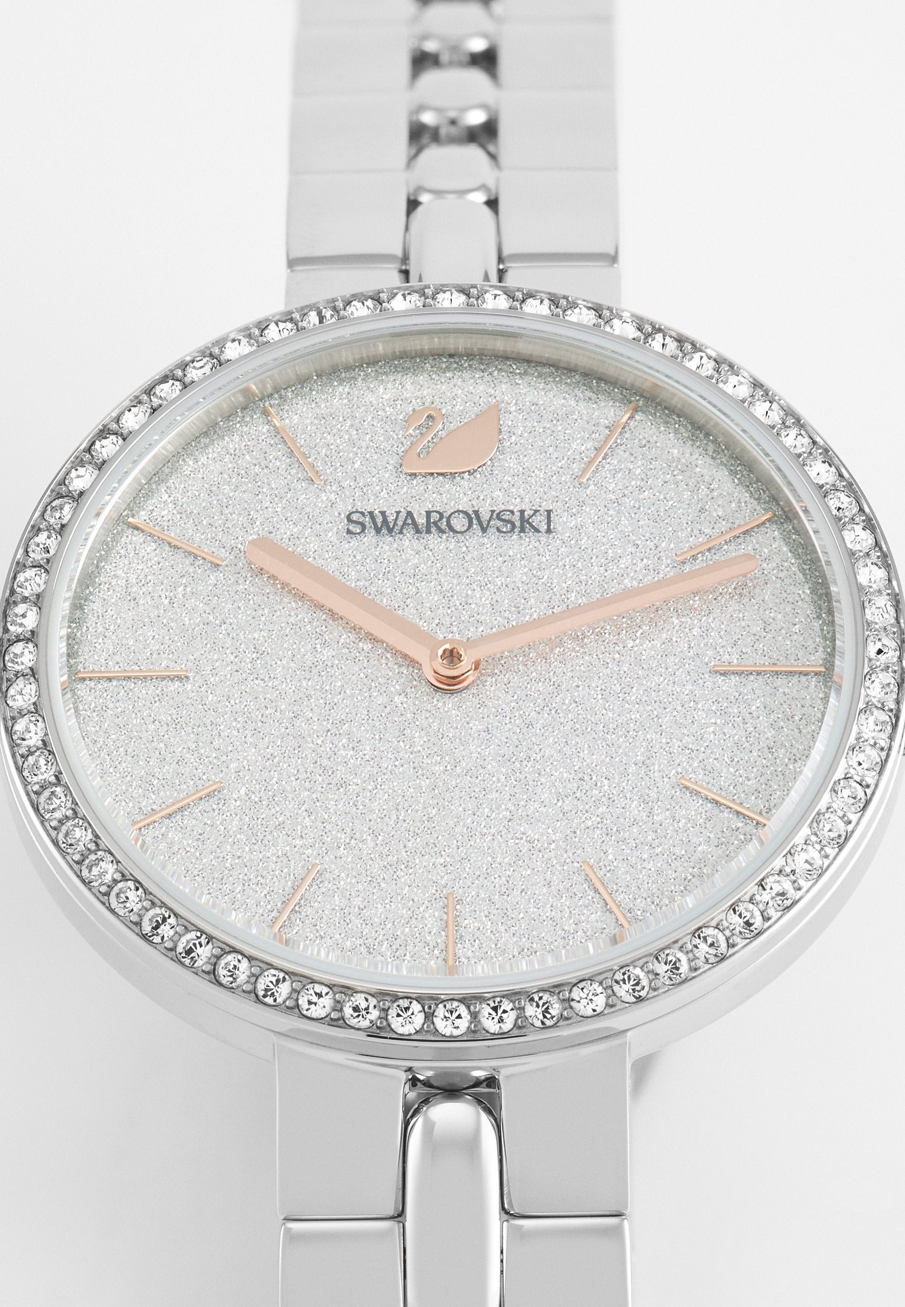 Swarovski Cosmopolitan Diamond Powder Silver Dial Silver Steel Strap Watch for Women - 5517807 Watches Swarovski   