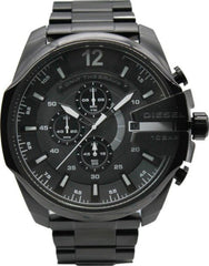 Diesel Mega Chief Chronograph Black Stainless Steel Watch For Men - DZ4283 Watches Diesel   