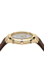 Salvatore Ferragamo Classic White Dial Brown Leather Strap Watch for Men - SFDT00819 Watches Salvatore Ferragamo   