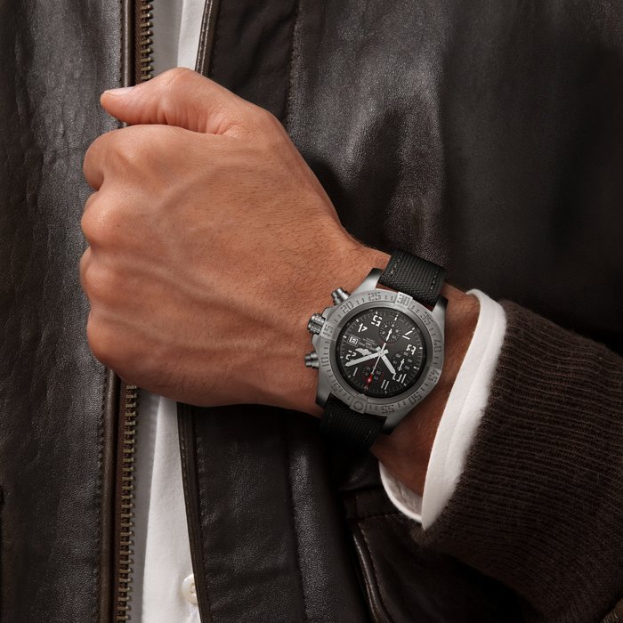 Breitling Avenger Bandit 45mm Anthracite Dial Black Nylon Strap Watch for Men - E13383101M1W1 Watches Breitling   