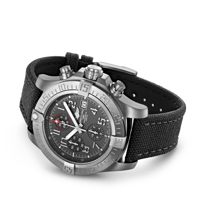 Breitling Avenger Bandit 45mm Anthracite Dial Black Nylon Strap Watch for Men - E13383101M1W1 Watches Breitling   