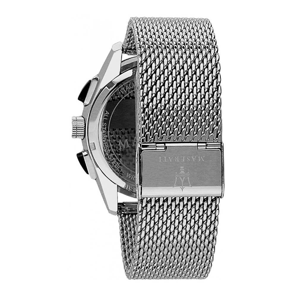 Maserati Traguardo Mesh Bracelet Stainless Steel Watch For Men - R8873612005 Watches Maserati   