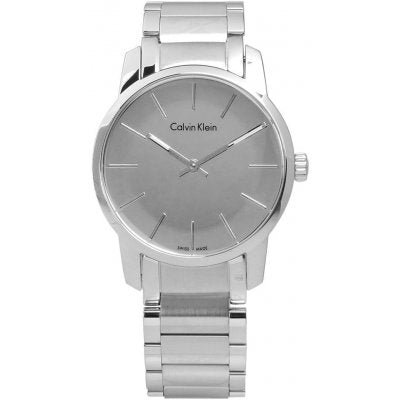 Calvin Klein City Silver Dial Silver Steel Strap Watch for Women - K2G23148 Watches Calvin Klein   