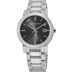 Burberry The City Black Dial Silver Stainless Steel Strap Watch for Women - BU9001 Watches Burberry   