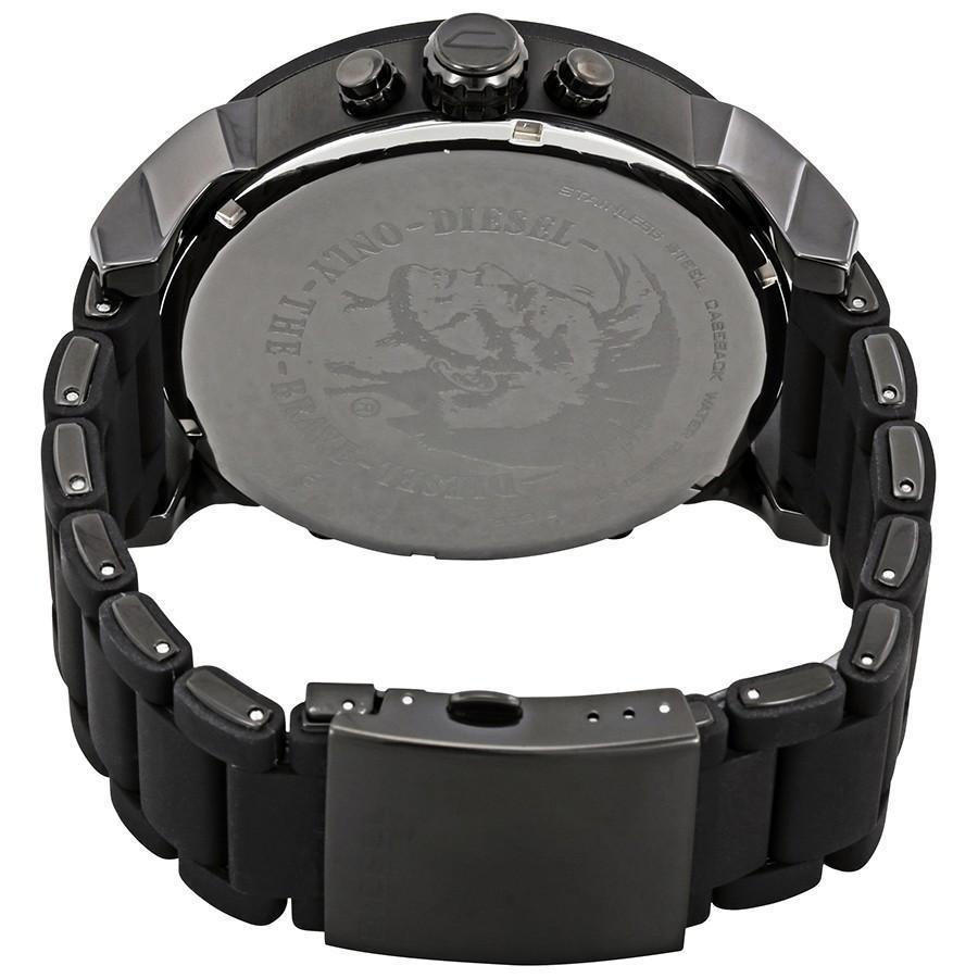Diesel Mr Daddy 2.0 Chronograph Black Dial Black Stainless Steel Watch For Men - DZ7396 Watches Diesel   