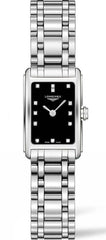 Longines Dolcevita 17.4mm Black Dial Silver Steel Strap Watch for Women - L5.258.4.57.6 Watches Longines   