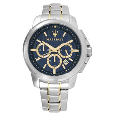 Maserati Successo 44mm Chronograph Quartz Blue Dial Watch For Men - R8873621016 Watches Maserati   