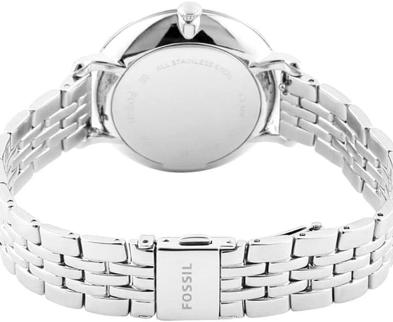 Fossil Jacqueline White Dial Silver Steel Strap Watch for Women - ES3920 Watches Fossil   