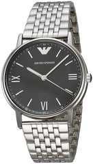 Emporio Armani Kappa Black Dial Stainless Steel Watch For Men - AR11152 Watches Emporio Armani   