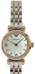 Emporio Armani Mother of Pearl Dial Two Tone Stainless Steel Watch For Women - AR1689 Watches Emporio Armani   