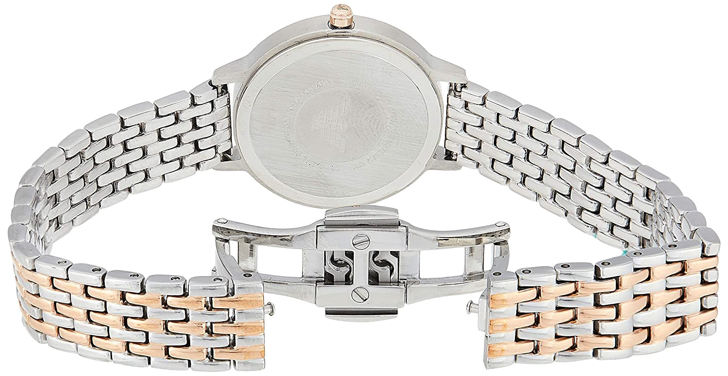 Emporio Armani Mother of Pearl Dial Two Tone Stainless Steel Watch For Women - AR11094 Watches Emporio Armani   