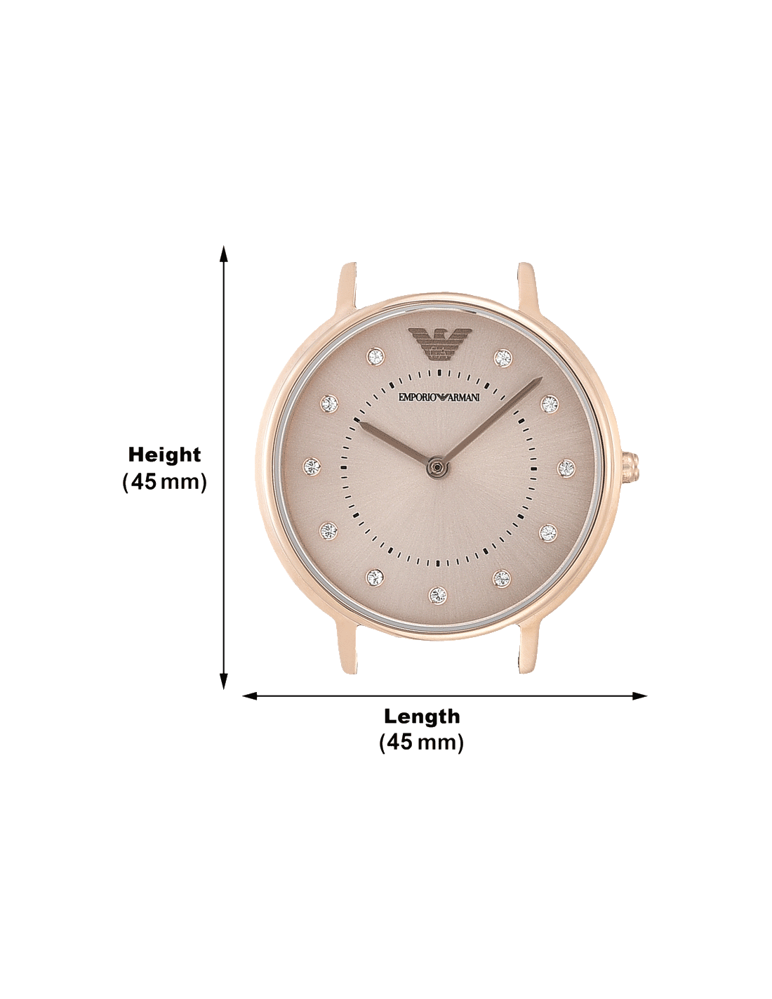Emporio Armani Pink Dial Pink Mesh Bracelet Watch For Women - AR11129 Watches Emporio Armani   