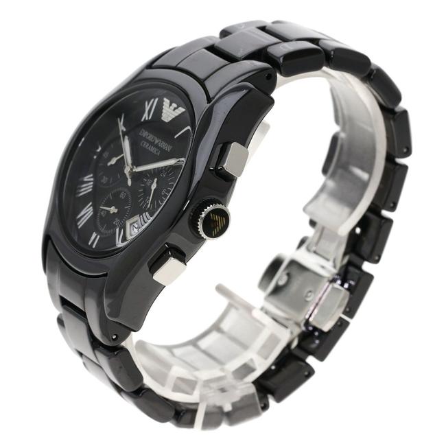 Emporio Armani Valente Chronograph Black Ceramic Watch For Men - AR1400 Watches Emporio Armani   