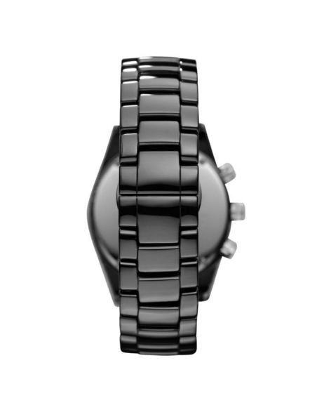 Emporio Armani Black Ceramic Chronograph Black Dial Watch For Men - AR1421 Watches Emporio Armani   