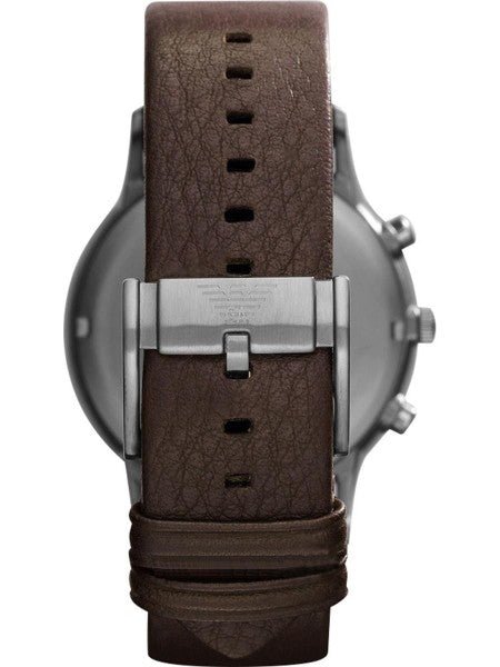 Emporio Armani Sportivo  Black Dial Brown Leather Strap Watch For Men - AR2462 Watches Emporio Armani   