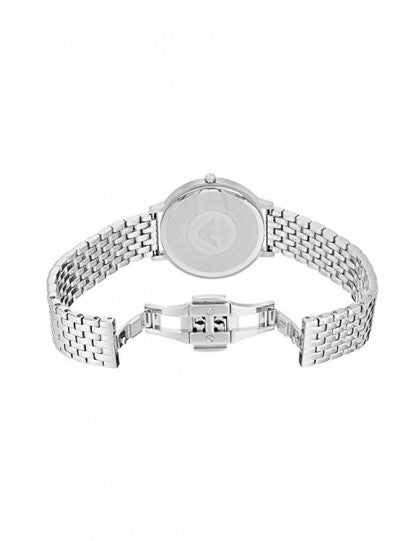 Emporio Armani Mother of Pearl Dial Silver Stainless Steel Watch For Women - AR2507 Watches Emporio Armani   