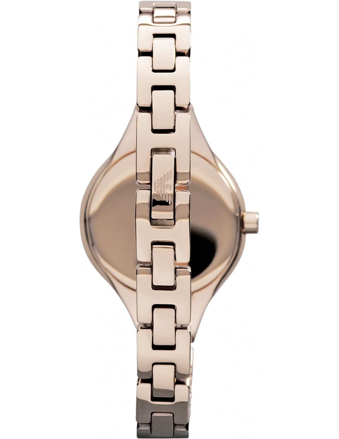 Emporio Armani Chiara Analog White Dial Rose Gold Stainless Steel Strap Watch For Women - AR7329 Watches Emporio Armani   