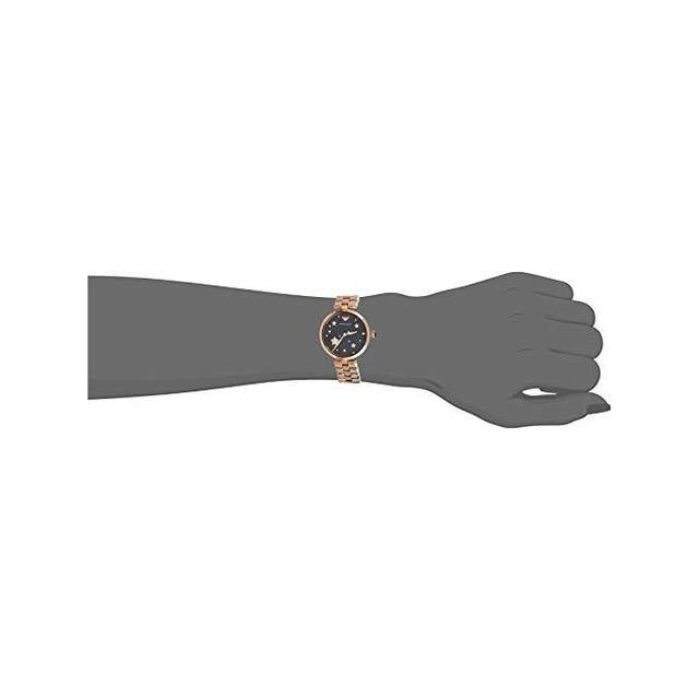 Emporio Armani Arianna Black Dial Rose Gold Stainless Steel Watch For Women - AR11197 Watches Emporio Armani   