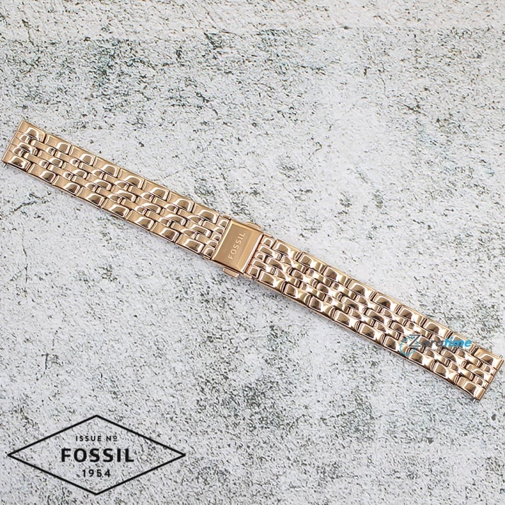 Fossil Jacqueline Rose Gold Dial Rose Gold Steel Strap Watch for Women - ES3632 Watches Fossil   