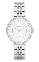 Fossil Jacqueline White Dial Silver Steel Strap Watch for Women - ES3545 Watches Fossil   