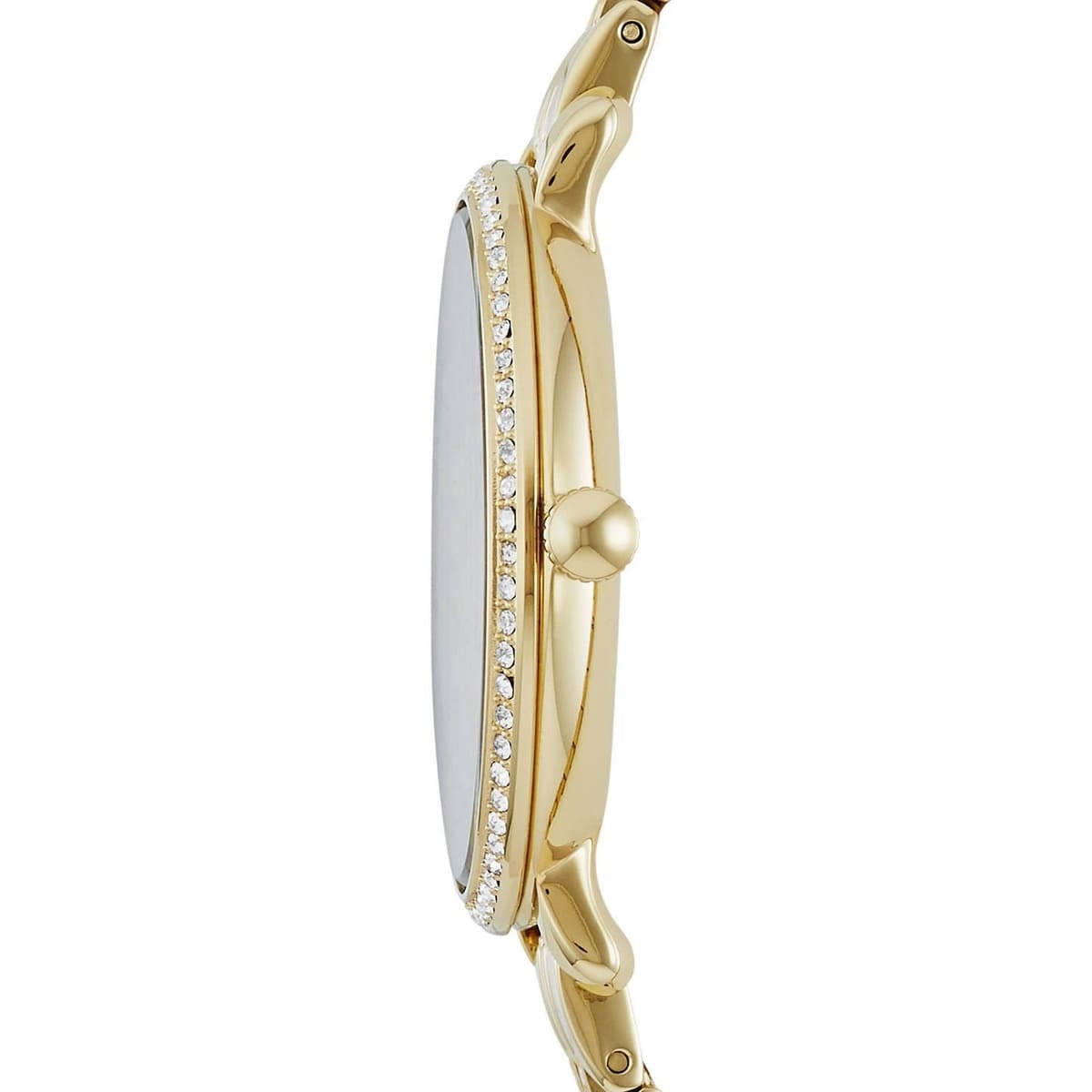 Fossil Jacqueline Gold Dial Gold Steel Strap Watch for Women - ES3547 Watches Fossil   