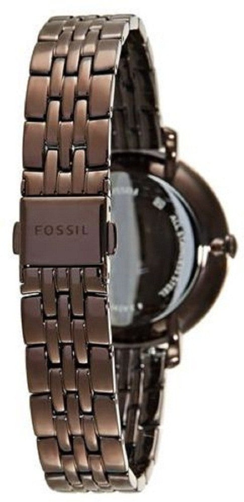 Fossil Jacqueline Brown Dial Brown Steel Strap Watch for Women - ES4275 Watches Fossil   