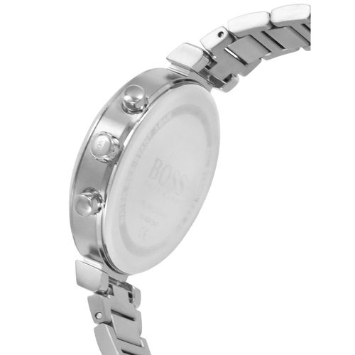 Hugo Boss Flawless Silver Dial Silver Steel Strap Watch for Women - 1502530 Watches Hugo Boss   