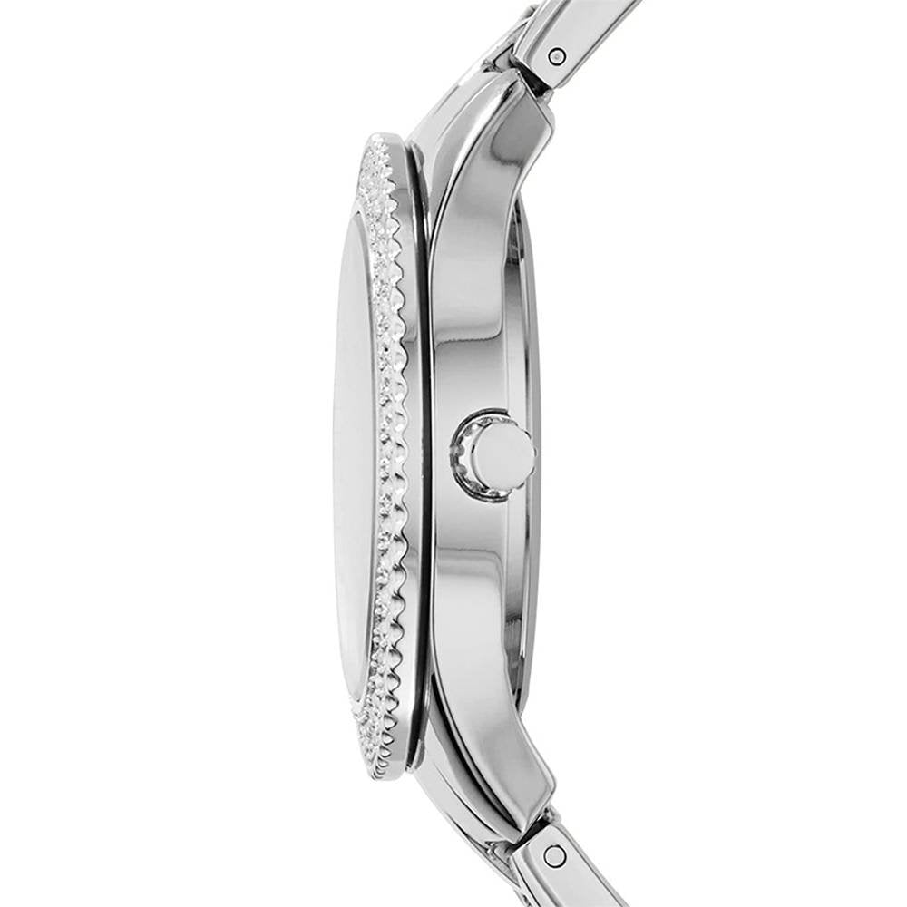 Fossil Stella Silver Dial Silver Steel Strap Watch for Women - ES3588 Watches Fossil   