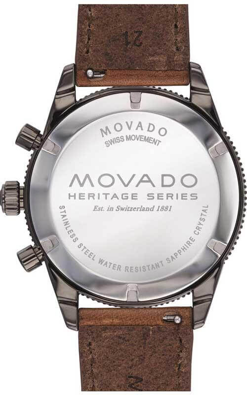 Movado Heritage Series 29mm Calendoplan Chronograph Watch For Men - 3650060 Watches Movado   