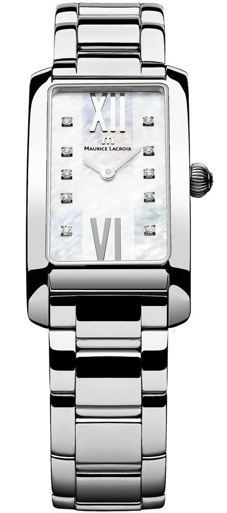 Maurice Lacroix Fiaba Mother of Pearl Dial Silver Steel Strap Watch for Women - FA2164-SS002-170 Watches Maurice Lacroix   