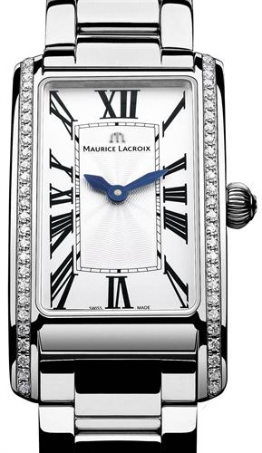 Maurice Lacroix Fiaba Diamonds White Dial Silver Steel Strap Watch for Women - FA2164-SD532-118 Watches Maurice Lacroix   