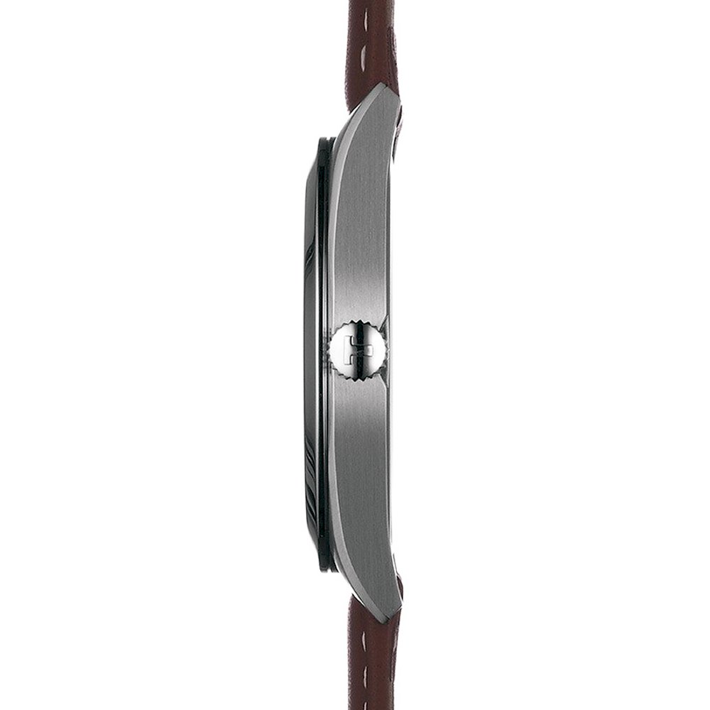 Tissot Gentleman Blue Dial Brown Leather Strap 40mm Watch For Men - T127.410.16.041.00 Watches Tissot   