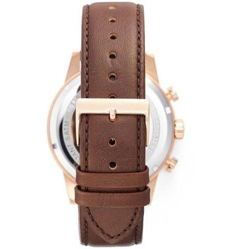 Hugo Boss Navigator Grey Dial Brown Leather Strap Watch for Men - 1513496 Watches Hugo Boss   