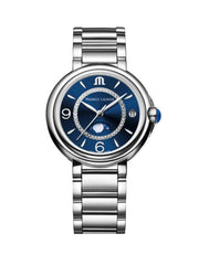 Maurice Lacroix Fiaba Moonphase Blue Dial Silver Steel Strap Watch for Women - FA1084-SS002-420-1 Watches Maurice Lacroix   