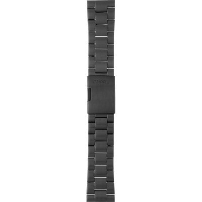 Fossil The Commuter Brown Dial Black Steel Strap Watch for Men - FS5277 Watches Fossil   