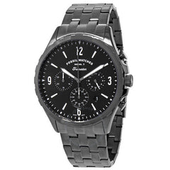 Fossil Forrester Chronograph Black Dial Grey Steel Strap Watch for Men - FS5606 Watches Fossil   