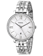 Fossil Jacqueline White Dial Silver Steel Strap Watch for Women - ES3545 Watches Fossil   