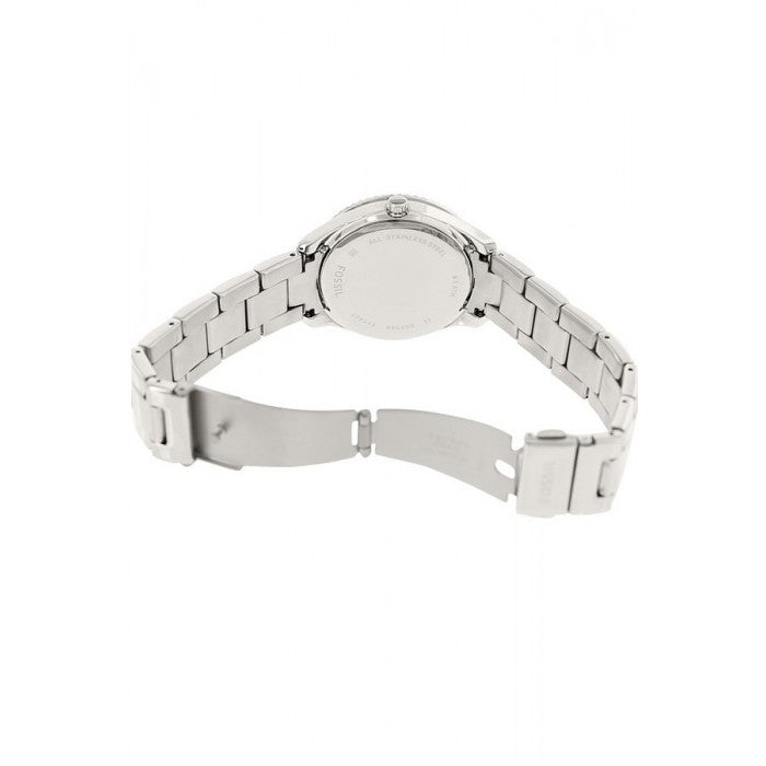 Fossil Stella Silver Dial Silver Steel Strap Watch for Women - ES3588 Watches Fossil   