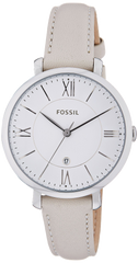 Fossil Jacqueline Beige Dial Pink Leather Strap Watch for Women - ES3793 Watches Fossil   