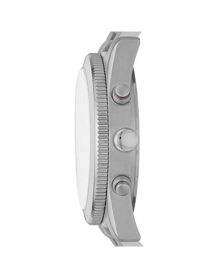 Fossil Perfect Boyfriend Taupe Dial Silver Steel Strap Watch for Women - ES4146 Watches Fossil   
