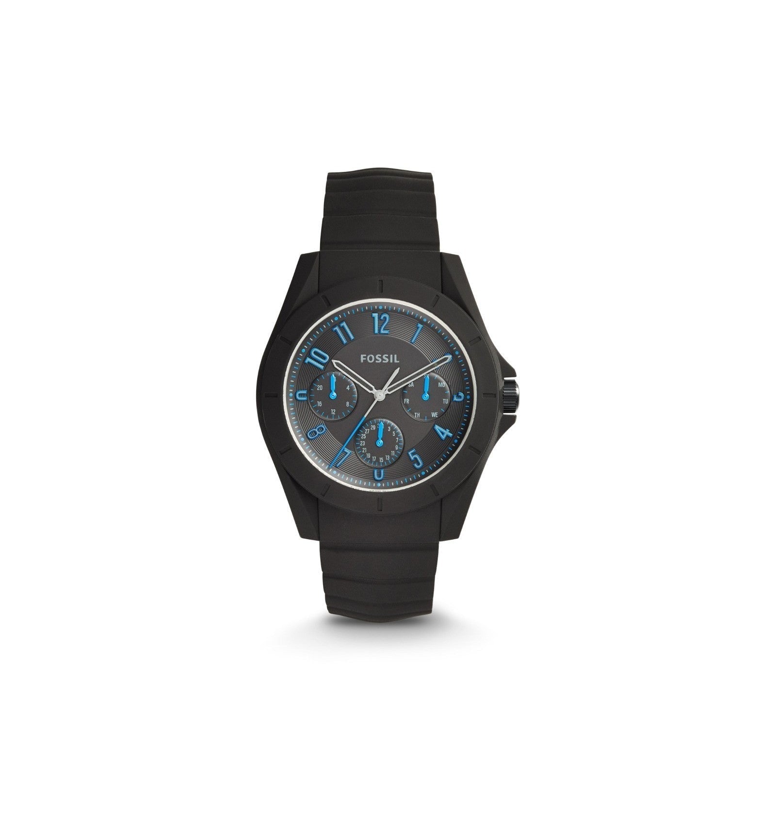 Fossil Popstastic Sport Grey Dial Grey Steel Strap Watch for Men - FS5222 Watches Fossil   