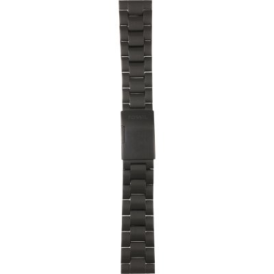 Fossil The Commuter Brown Dial Black Steel Strap Watch for Men - FS5277 Watches Fossil   