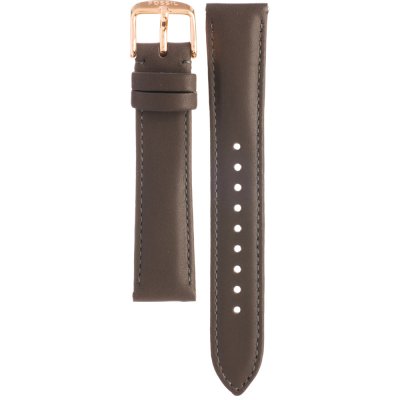 Fossil Boyfriend Automatic Skeleton Grey Dial Grey Leather Strap Watch for Women - ME3089 Watches Fossil   
