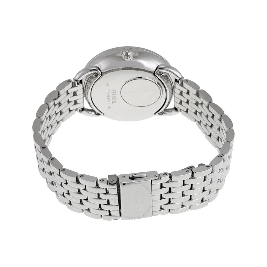 Fossil Tailor Silver Dial Silver Stainless Steel Strap Watch for Women - ES3712 Watches Fossil   