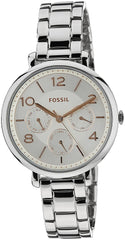 Fossil Jacqueline Multifunction White Dial Silver Steel Strap Watch for Women - ES3738 Watches Fossil   