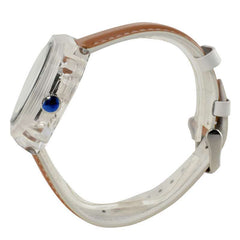 Fossil Candy White Dial Brown Leather Strap Watch for Women - ES3538 Watches Fossil   