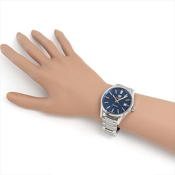 Tag Heuer Carrera Quartz Blue Dial Silver Steel Strap Watch for Women - WAR1112.BA0601 Watches Tag Heuer   